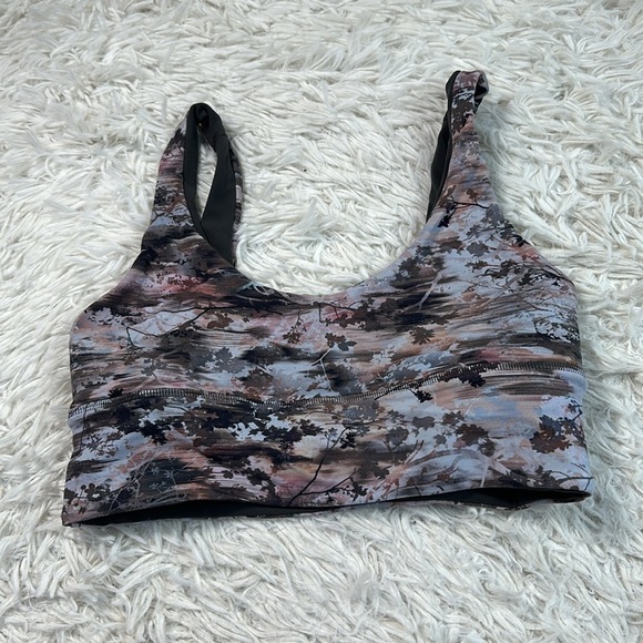 Lululemon Align Bra Light Support, A/B Cup Future Utopia Multi / Graphite Grey - Picture 1 of 6